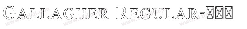 Gallagher Regular字体转换